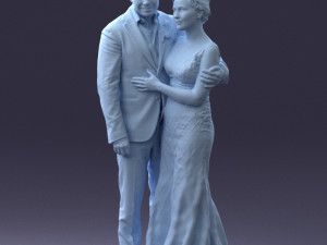 000200 Wedding Couple 1026 3d 3Dプリントモデル