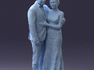 000200 Wedding Couple 1026 3d 3D Print Model
