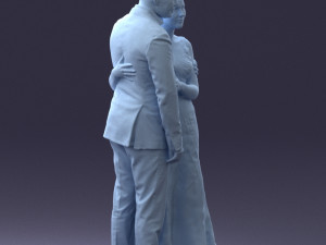 000200 Wedding Couple 1026 3d 3Dプリントモデル