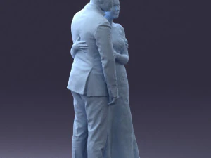 000200 Wedding Couple 1026 3d 3D Print Model