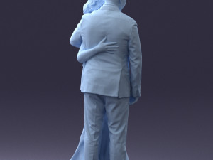 000200 Wedding Couple 1026 3d 3Dプリントモデル