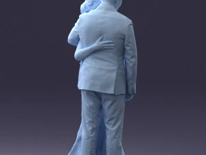 000200 Wedding Couple 1026 3d 3D Print Model