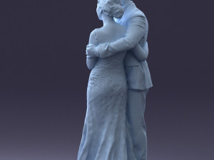 000200 Wedding Couple 1026 3d 3Dプリントモデル
