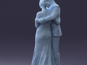 000200 Wedding Couple 1026 3d 3D Print Model