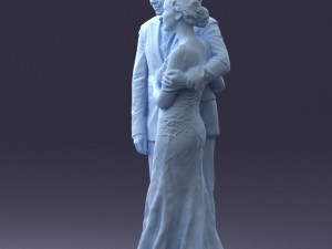 000200 Wedding Couple 1026 3d 3Dプリントモデル