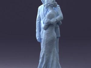 000200 Wedding Couple 1026 3d 3D Print Model