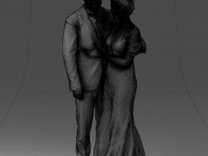 000200 Wedding Couple 1026 3d 3Dプリントモデル