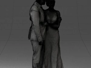 000200 Wedding Couple 1026 3d 3D Print Model