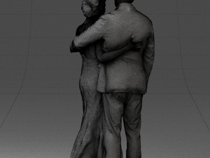 000200 Wedding Couple 1026 3d 3Dプリントモデル