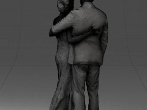 000200 Wedding Couple 1026 3d 3D Print Model