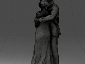 000200 Wedding Couple 1026 3d 3Dプリントモデル