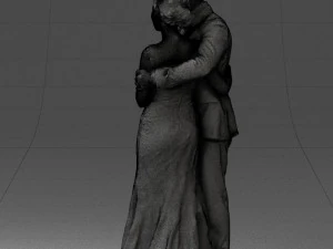 000200 Wedding Couple 1026 3d 3D Print Model