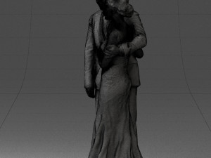 000200 Wedding Couple 1026 3d 3Dプリントモデル