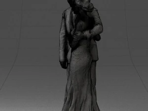 000200 Wedding Couple 1026 3d 3D Print Model