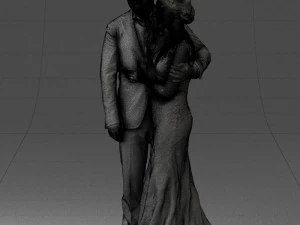 000200 Wedding Couple 1026 3d 3D Print Model
