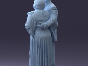 elderly couple 1001 Modèle 3D