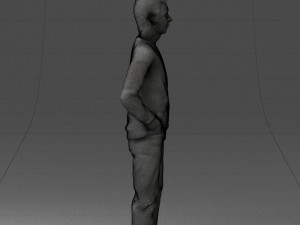 teenager in t-shirt 0204-4 3D Model