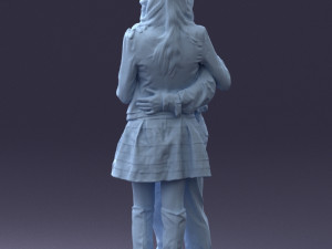 ouple in love 0209 3d print ready Modello di stampa 3D