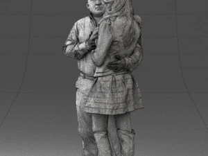 ouple in love 0209 3d print ready 3D Print Model
