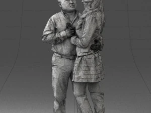 ouple in love 0209 3d print ready 3D Print Model