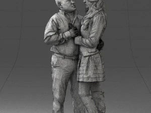 ouple in love 0209 3d print ready 3D Print Model