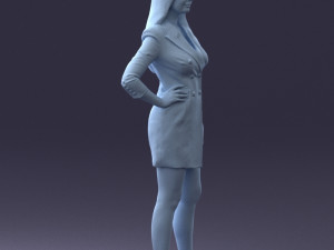 girl posed 0708-2 3d print ready 3D Принт Модель