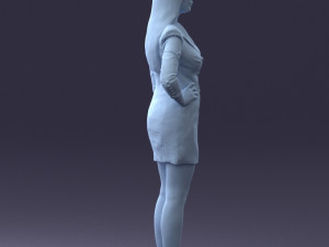 girl posed 0708-2 3d print ready 3D Принт Модель
