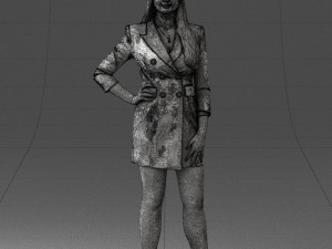 girl posed 0708-2 3d print ready 3D Принт Модель