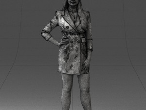 girl posed 0708-2 3d print ready 3D Принт Модель