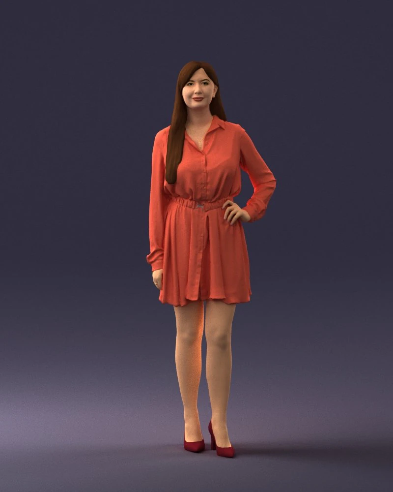 Beautiful woman 0628 3d print ready 3D Print Model .c4d .max .obj .3ds .fbx .stl .blend 