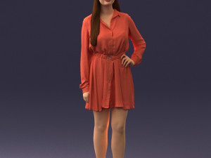 beautiful woman 0628 3d print ready Model Cetak 3D