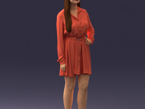 beautiful woman 0628 3d print ready Model Cetak 3D