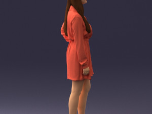 beautiful woman 0628 3d print ready Model Cetak 3D