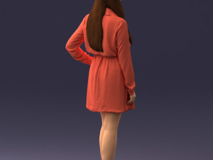 beautiful woman 0628 3d print ready Model Cetak 3D