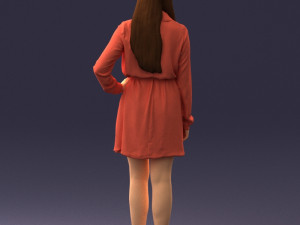 beautiful woman 0628 3d print ready Model Cetak 3D