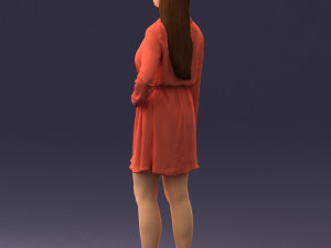 beautiful woman 0628 3d print ready Model Cetak 3D