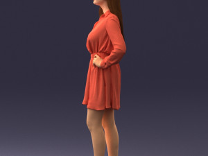 beautiful woman 0628 3d print ready Model Cetak 3D