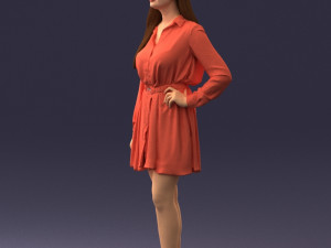 beautiful woman 0628 3d print ready Model Cetak 3D