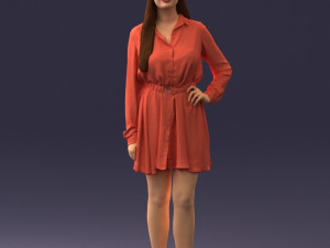 beautiful woman 0628 3d print ready Model Cetak 3D
