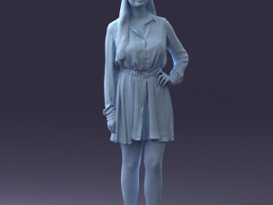 beautiful woman 0628 3d print ready Model Cetak 3D