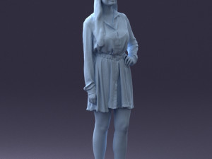 beautiful woman 0628 3d print ready Model Cetak 3D
