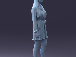 beautiful woman 0628 3d print ready Model Cetak 3D