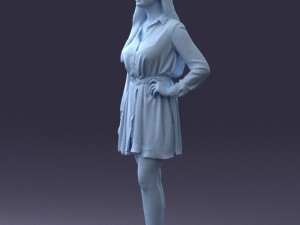 beautiful woman 0628 3d print ready Model Cetak 3D
