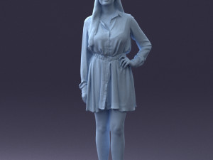 beautiful woman 0628 3d print ready Model Cetak 3D