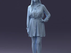 Beautiful woman 0628 3d print ready 3D Print Model