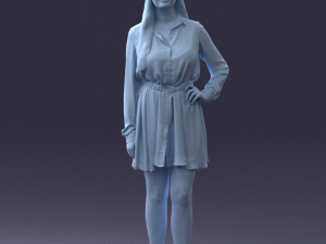 beautiful woman 0628 3d print ready Model Cetak 3D