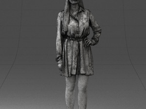 beautiful woman 0628 3d print ready Model Cetak 3D