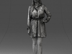 beautiful woman 0628 3d print ready Model Cetak 3D