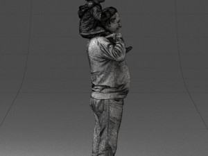 grandfather with boy 1023 3d print ready Modèles 3D en vedette