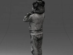 000198 Grandfather with Grandson on Shoulders 1023 3dp 3D Print Model